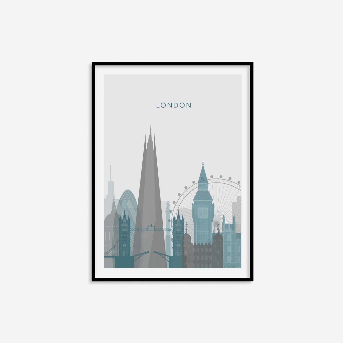 Minimalist London Travel Print
