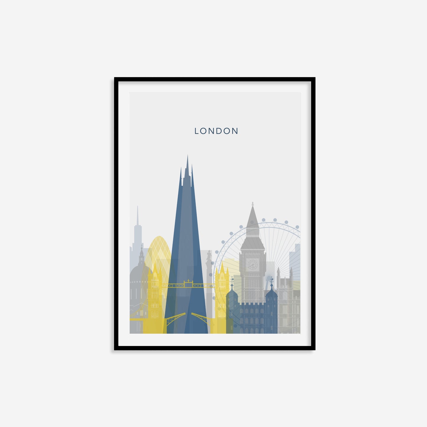 Minimalist London Travel Print