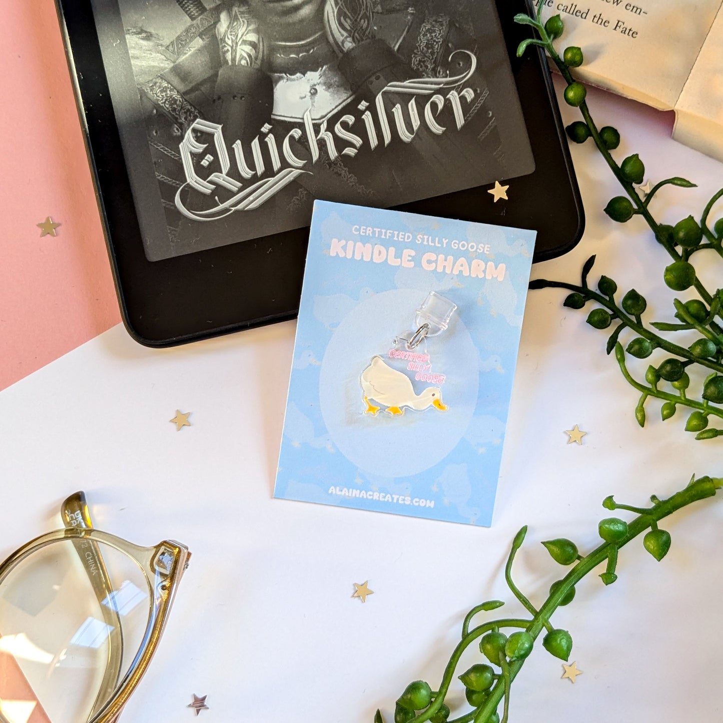 Certified Silly Goose Kindle Charm
