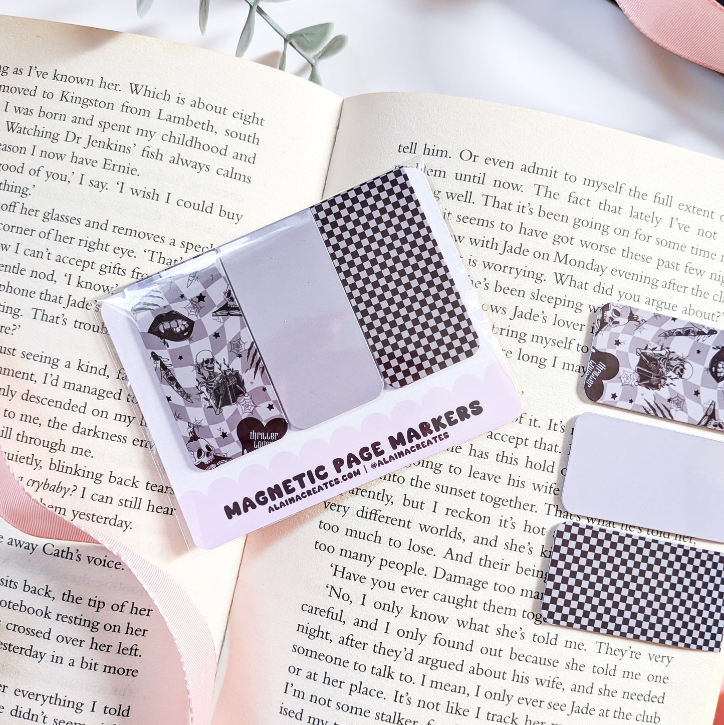 Thriller Magnetic Page Markers