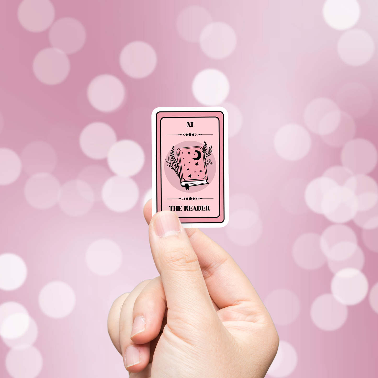 The Reader Tarot Card Sticker