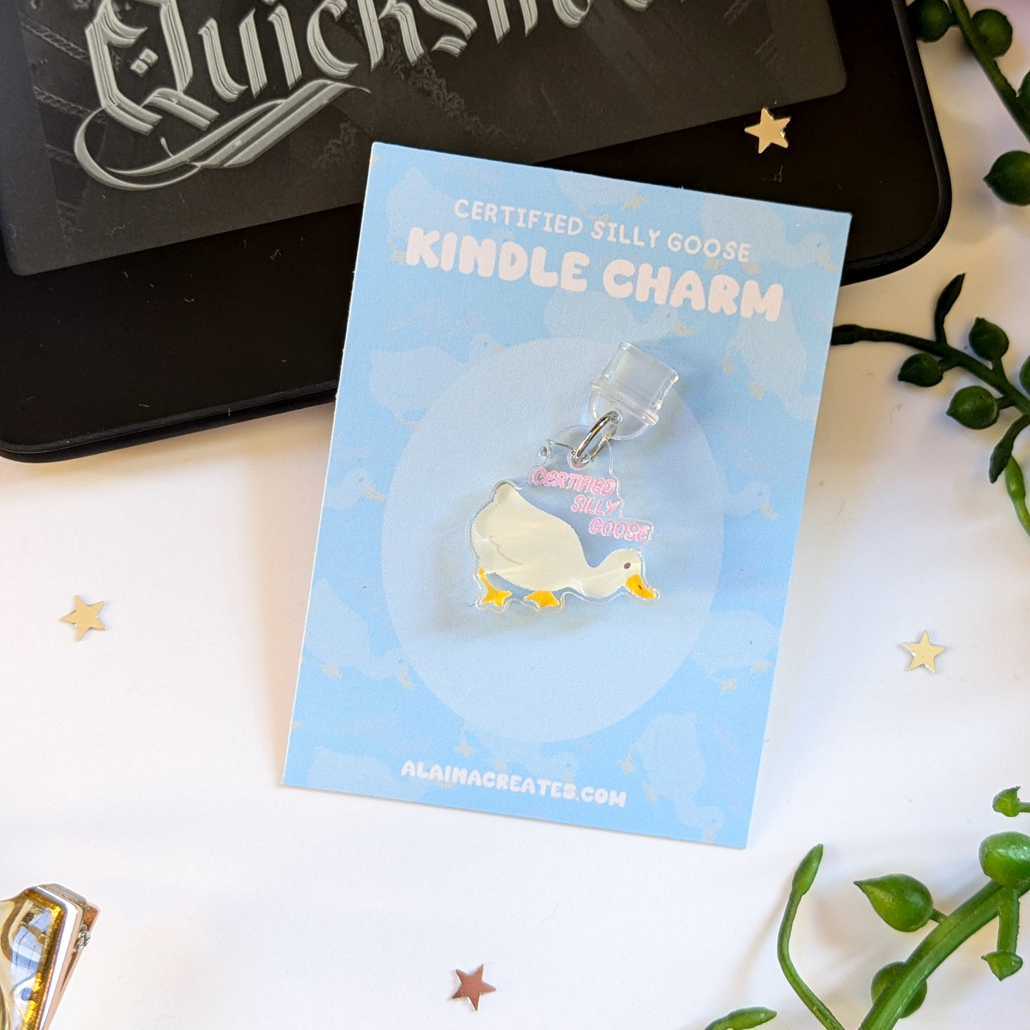 Certified Silly Goose Kindle Charm