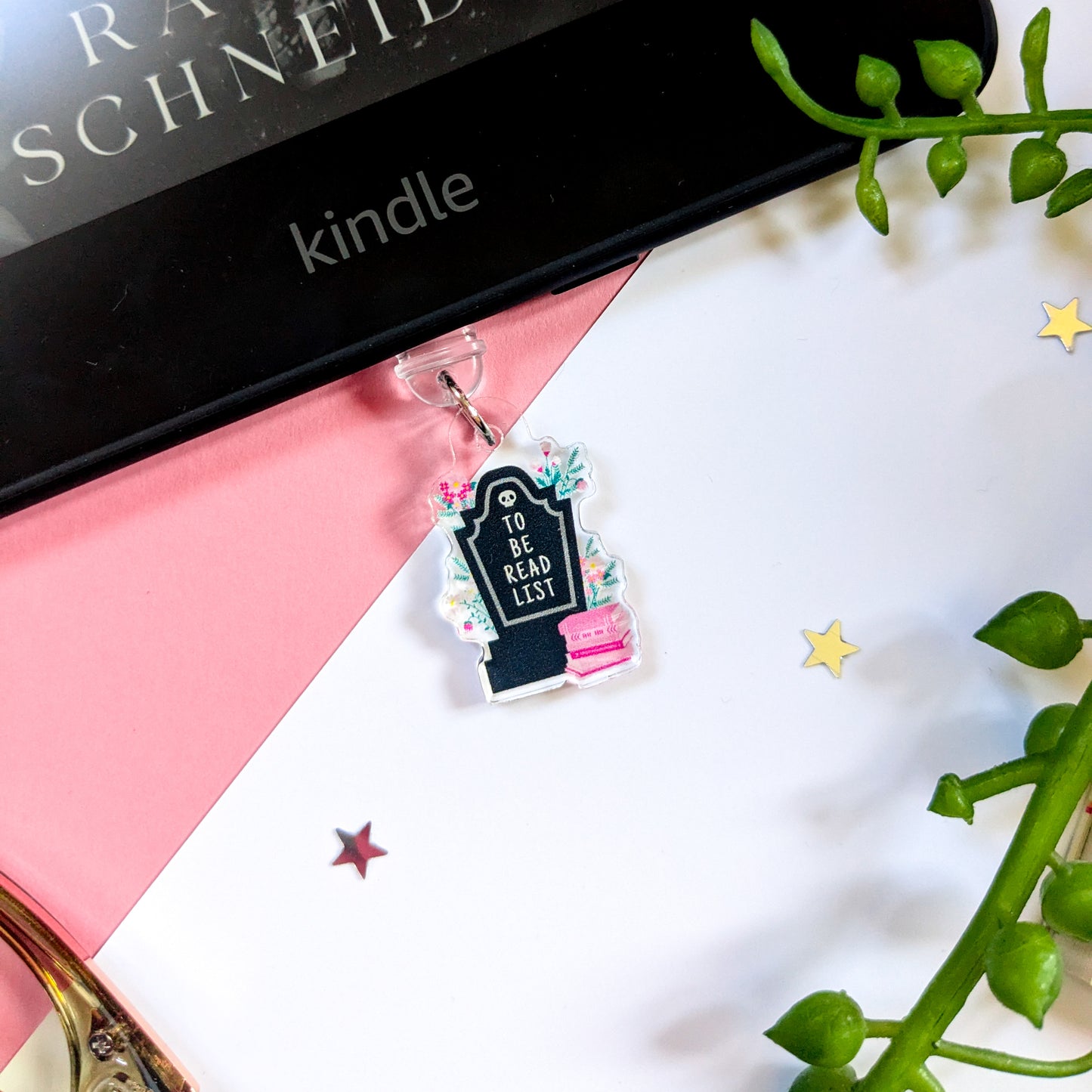 RIP To Be Read List Kindle Charm