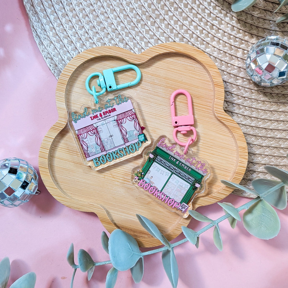 Find Me At The Bookshop 2.0 Acrylic Keychain