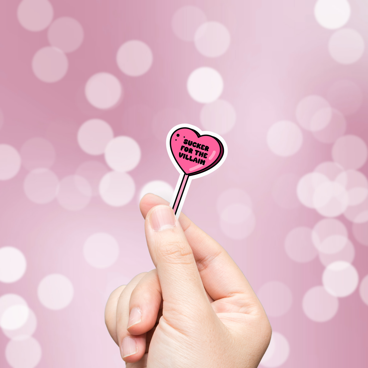 Sucker For The Villain Lollipop Sticker