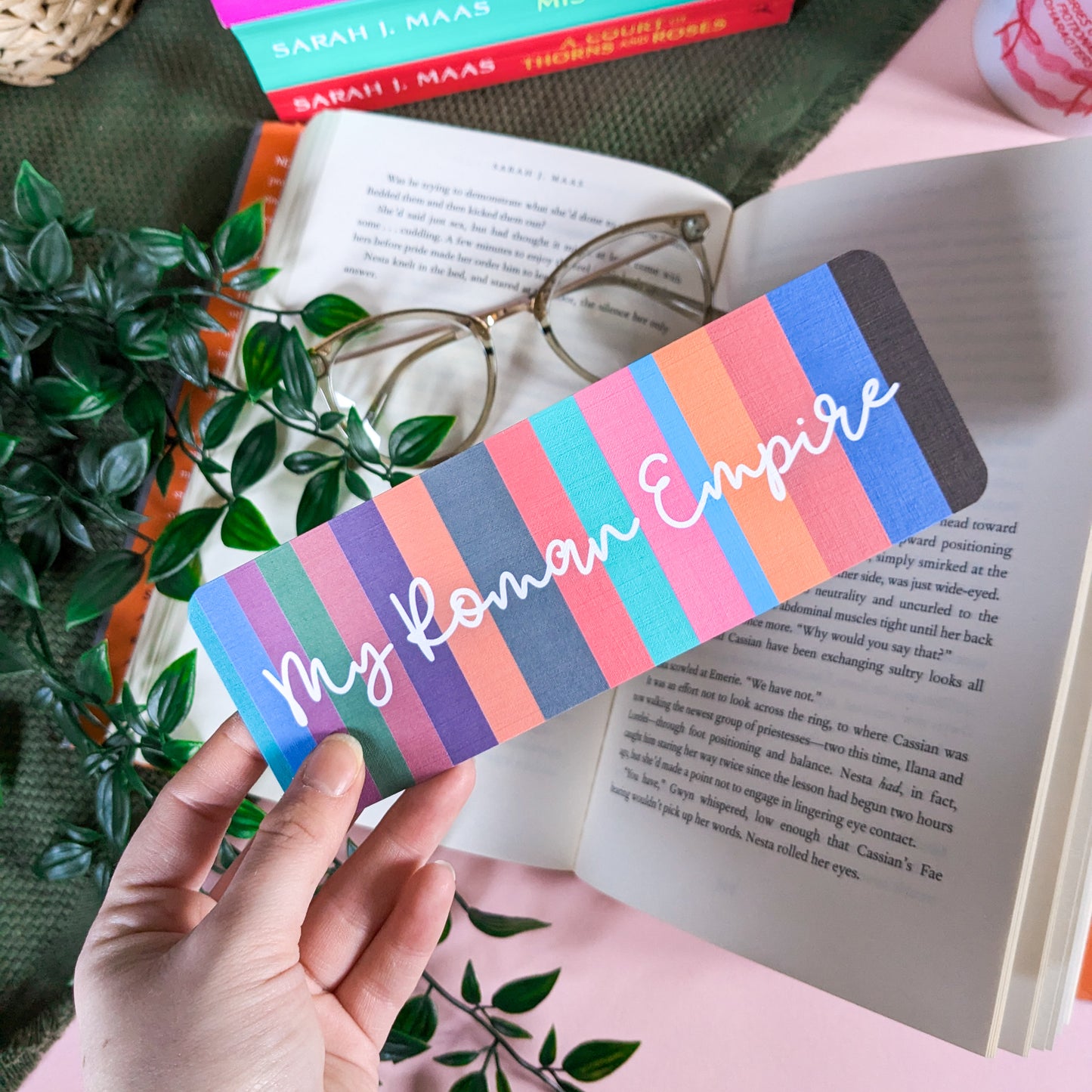 My Roman Empire Maasverse Linen Bookmark