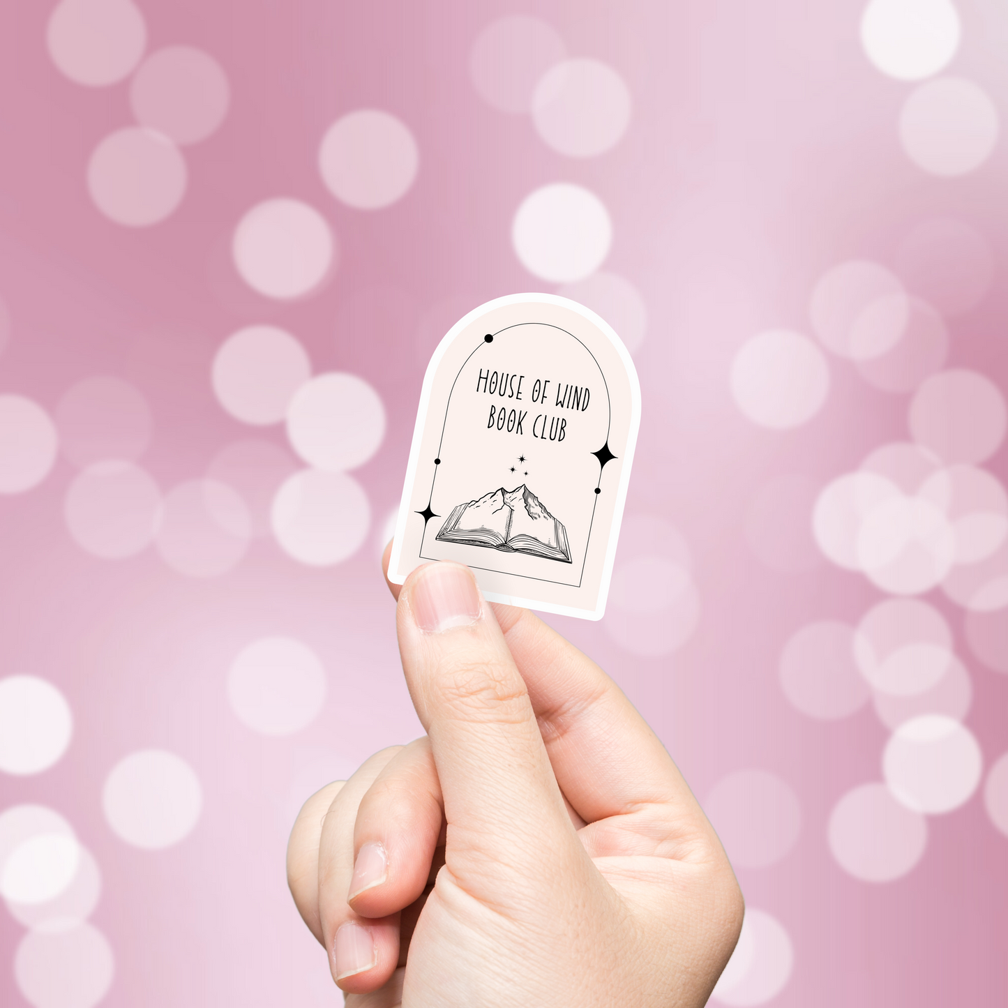 House of Wind Book Club Sticker