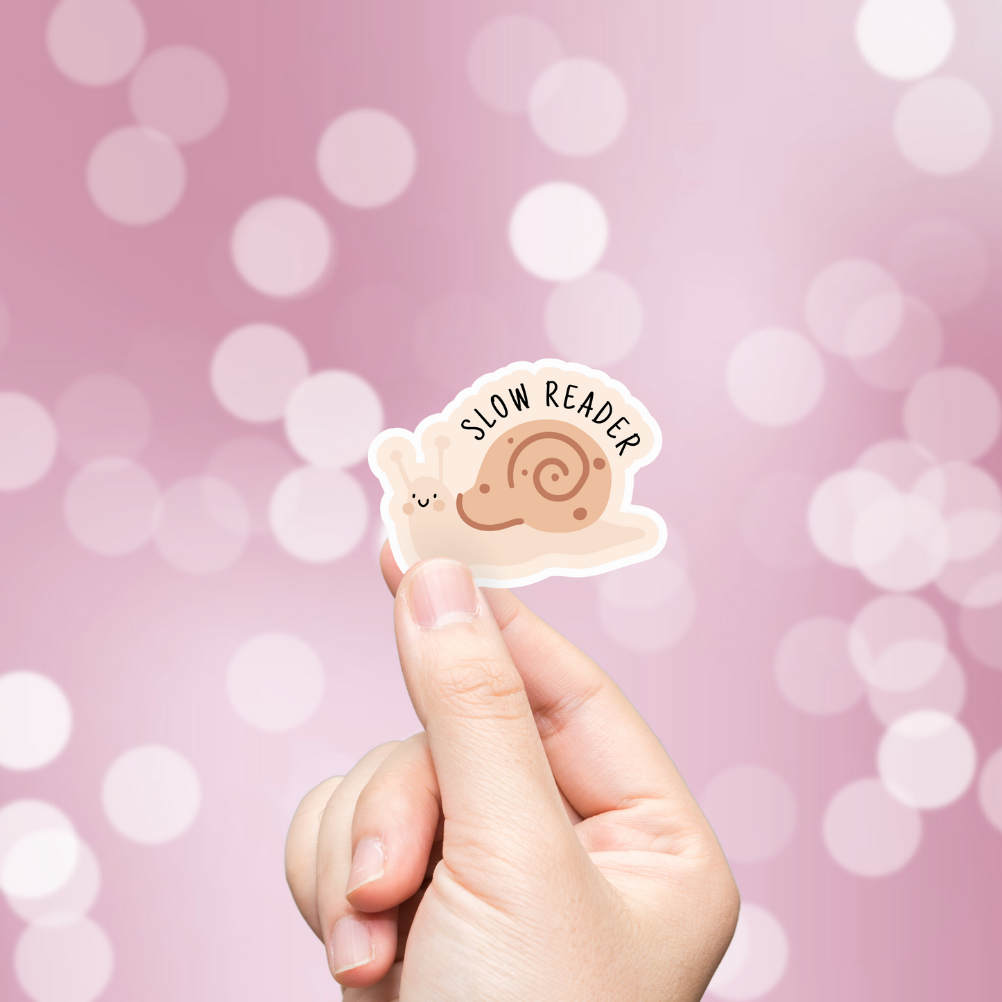Slow Reader Sticker
