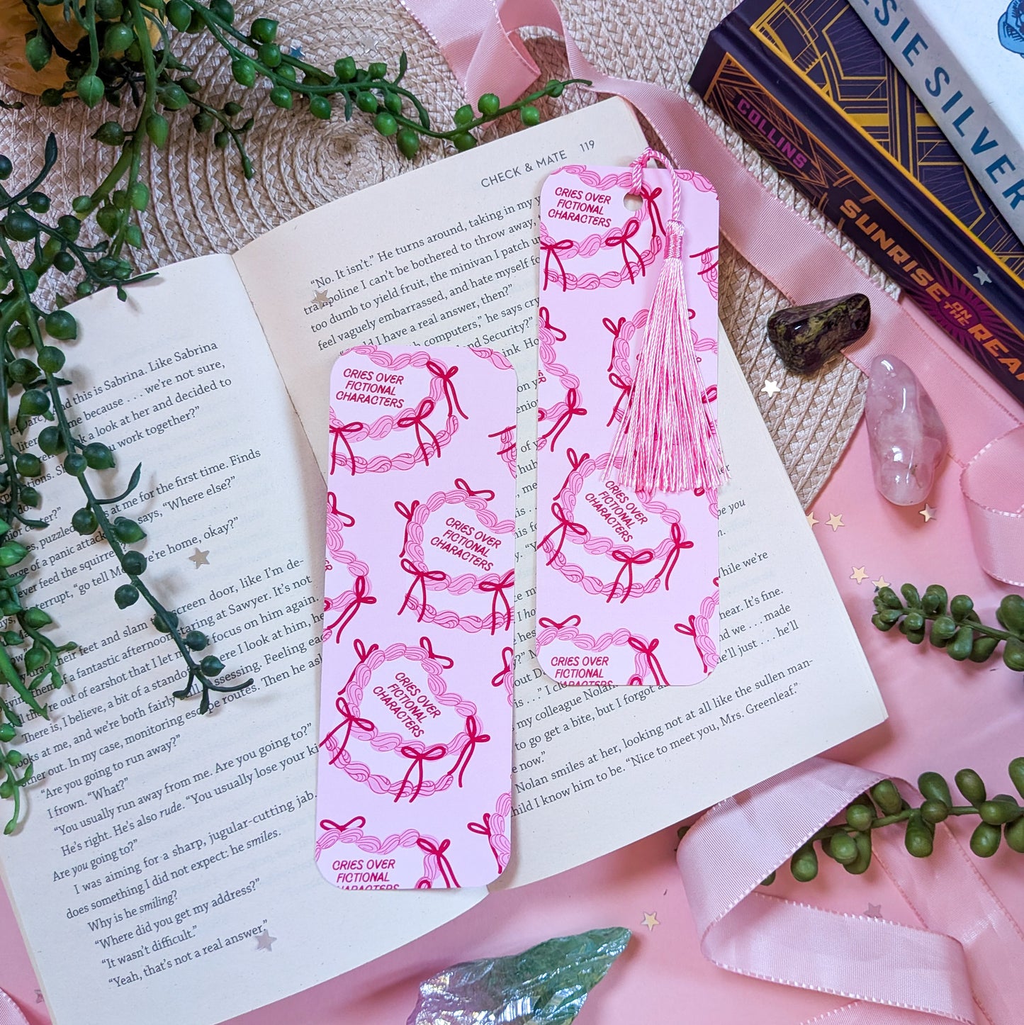 Cries Over Fictional Characters Bookmark