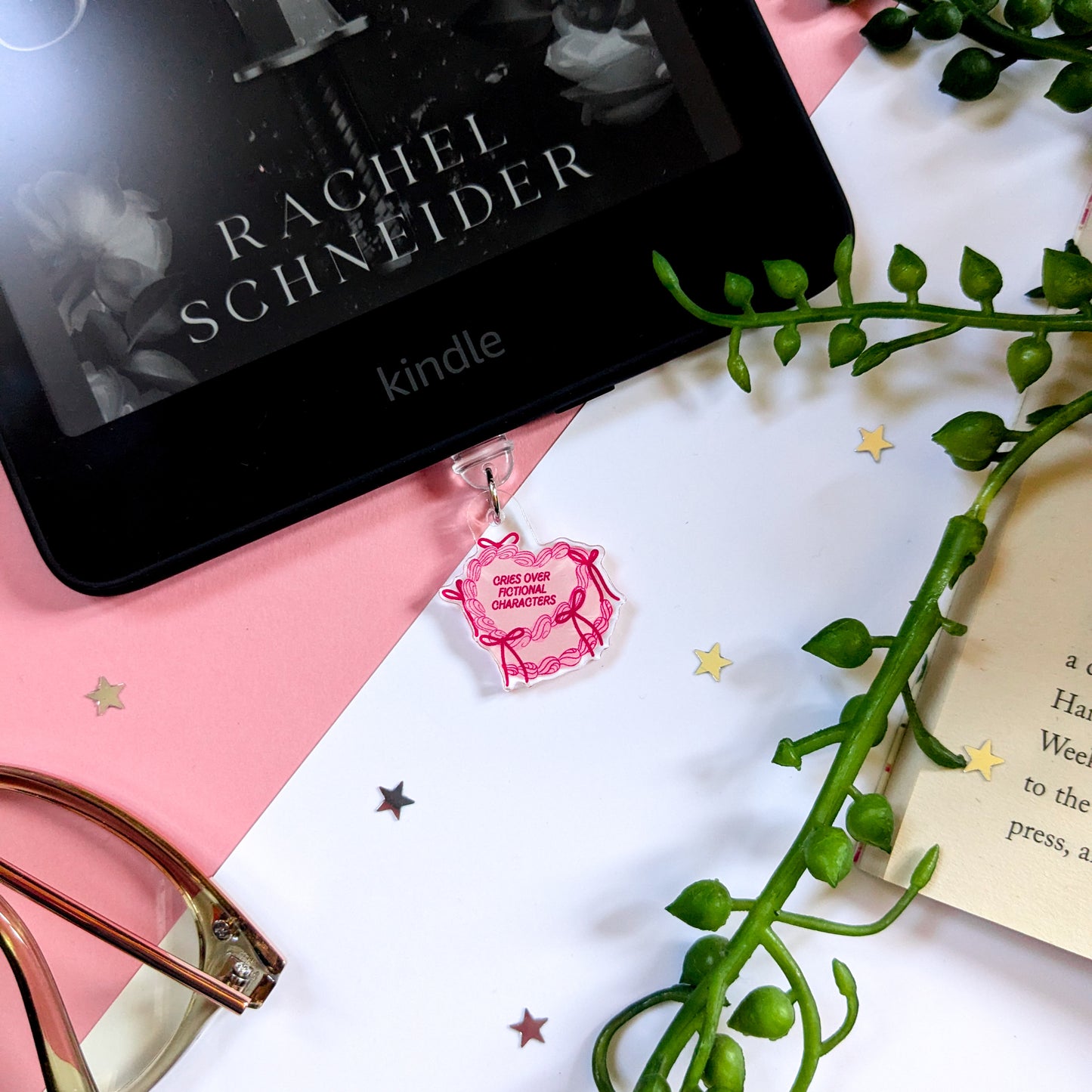 Cries Over Fictional Characters Kindle Charm