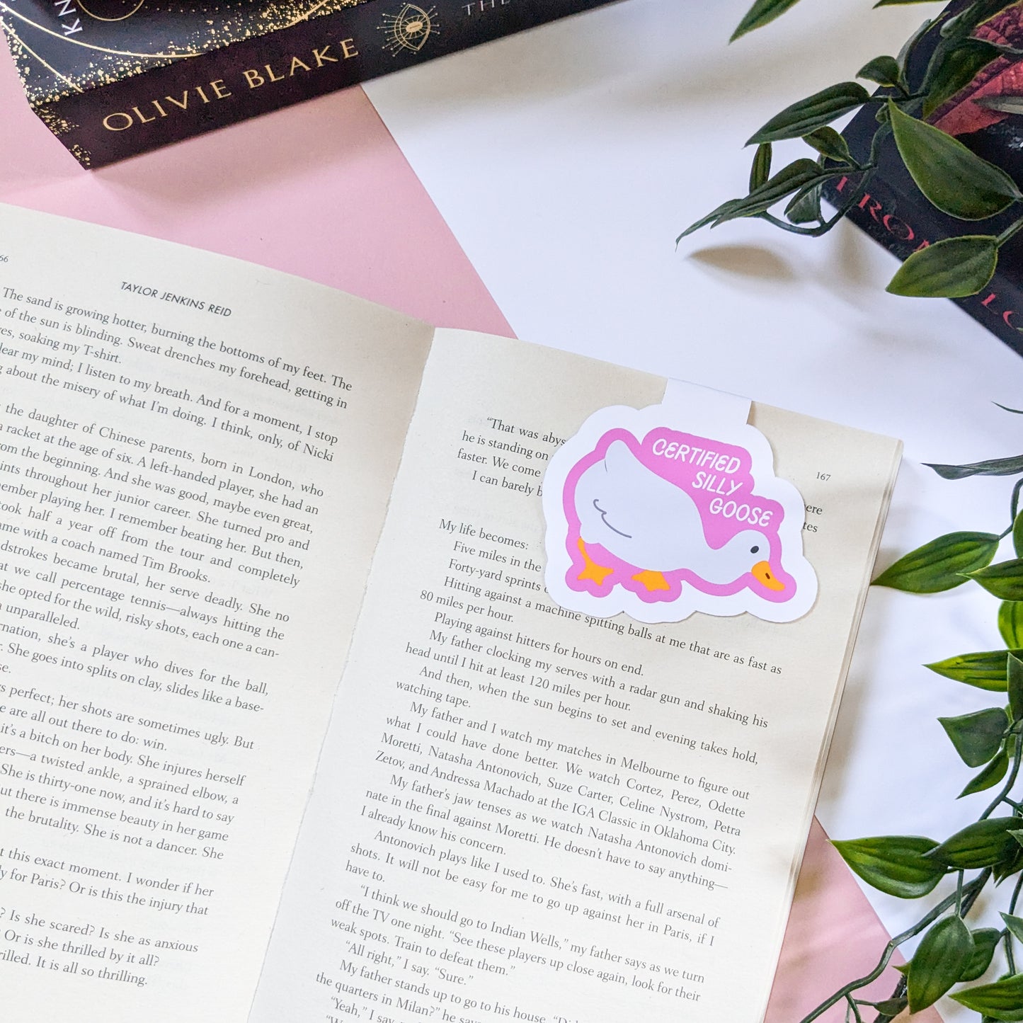 Certified Silly Goose Magnetic Die-Cut Bookmark