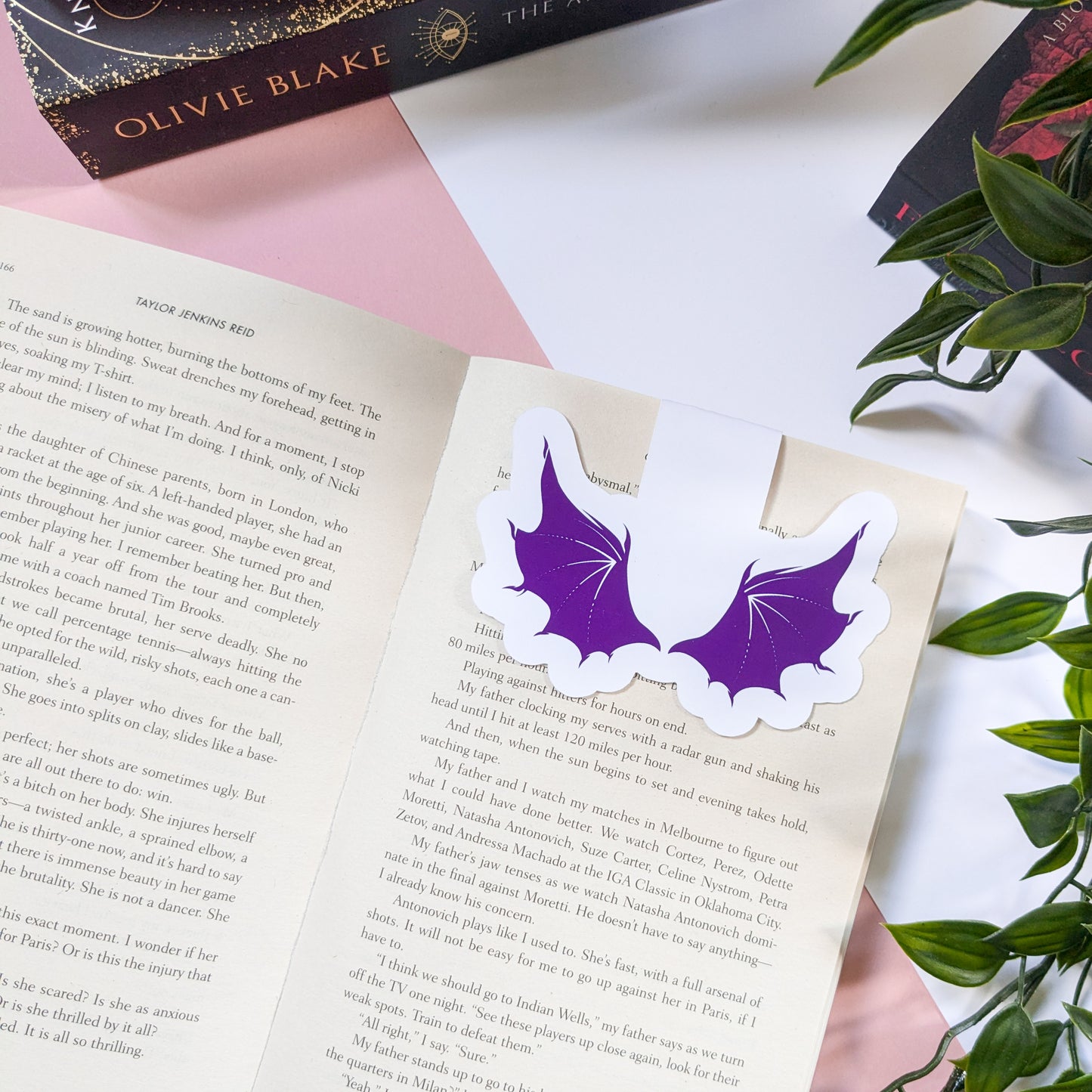 Dragon Wings Magnetic Die-Cut Bookmark