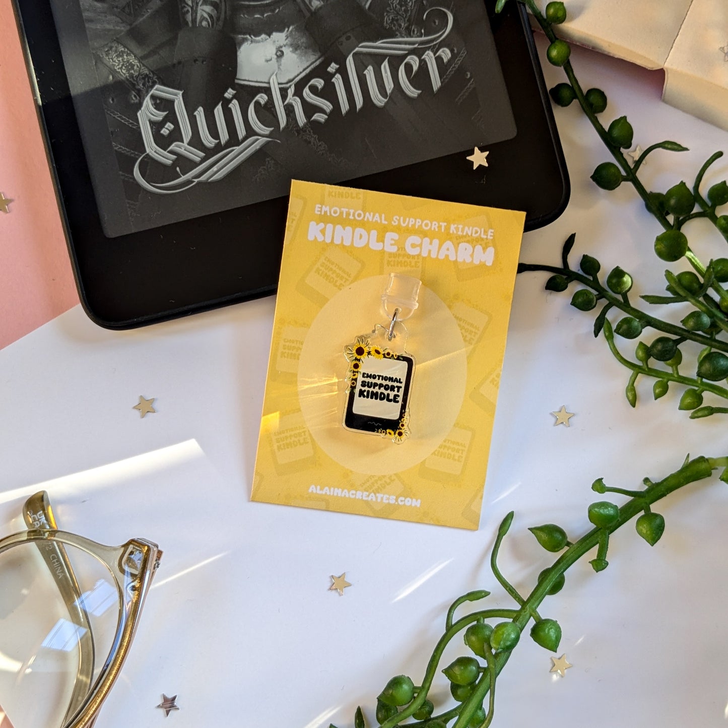 Emotional Support Kindle Kindle Charm
