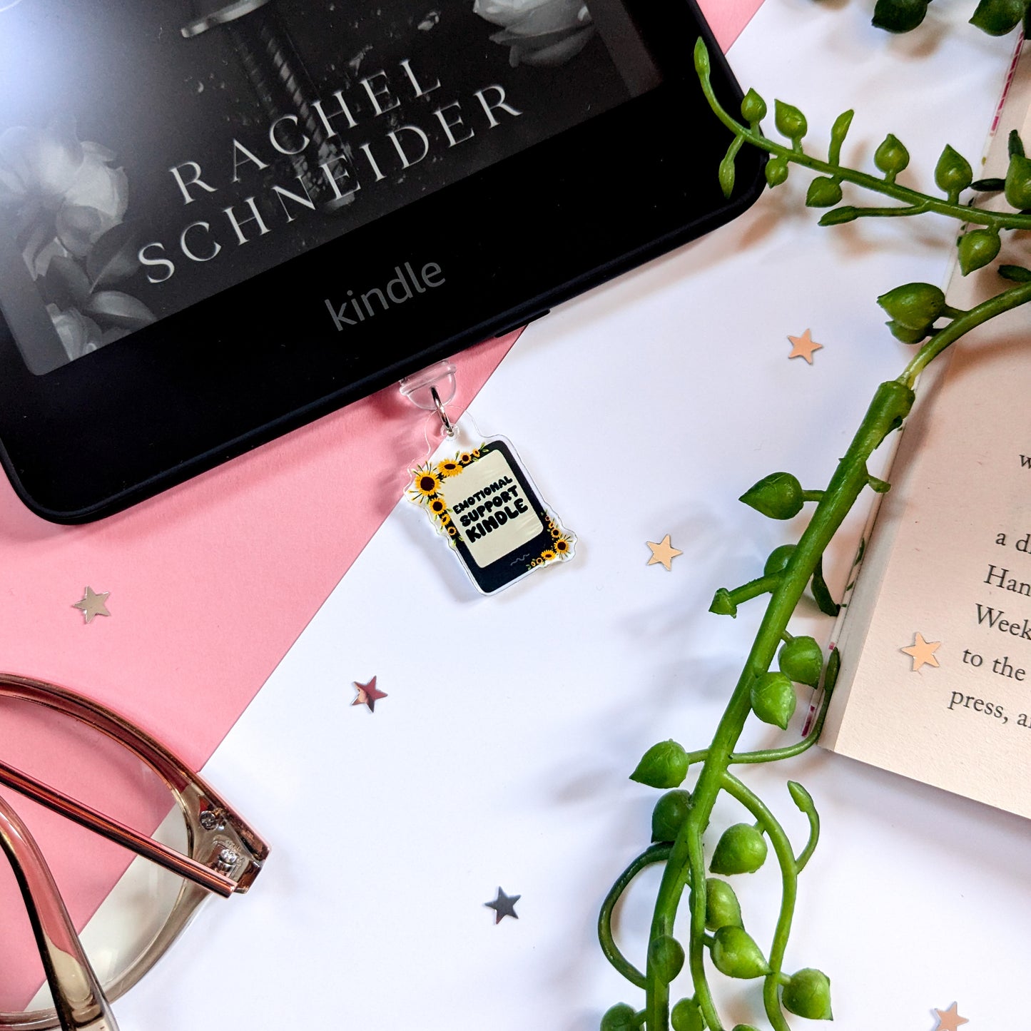 Emotional Support Kindle Kindle Charm