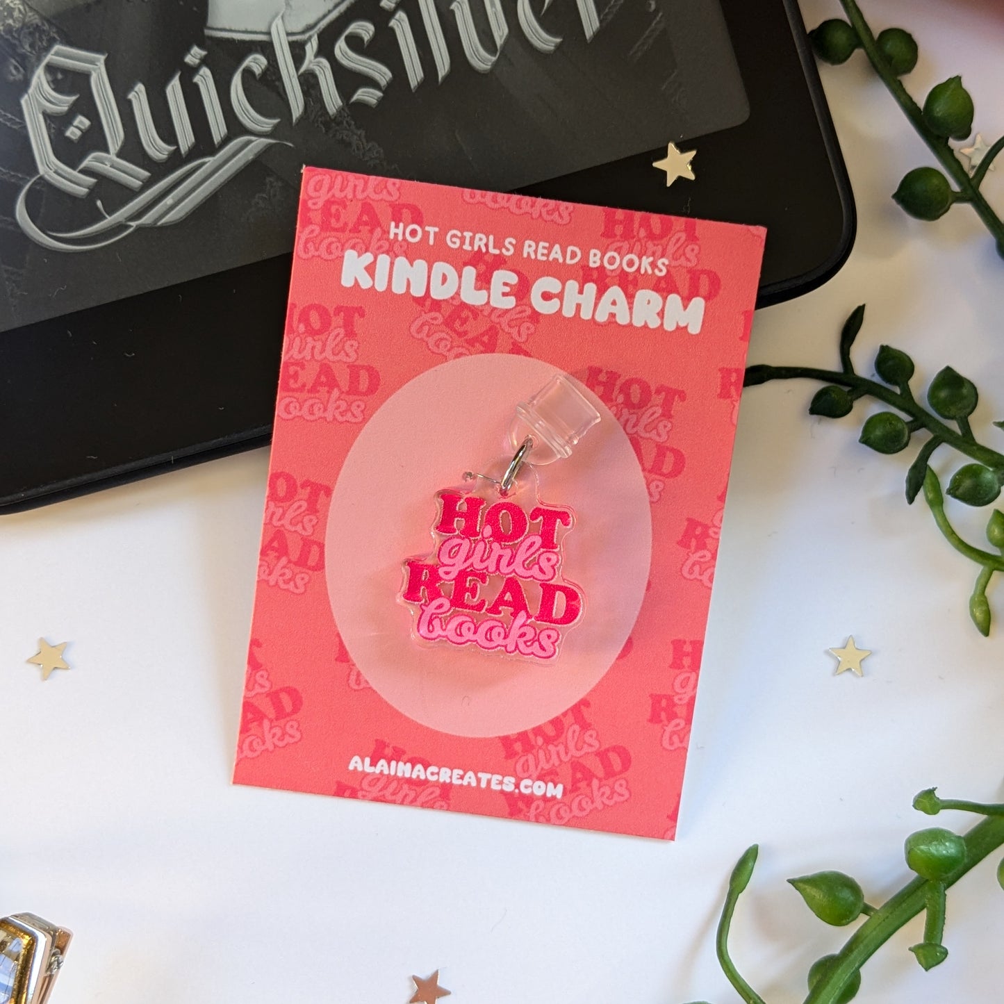 Hot Girls Read Books Kindle Charm
