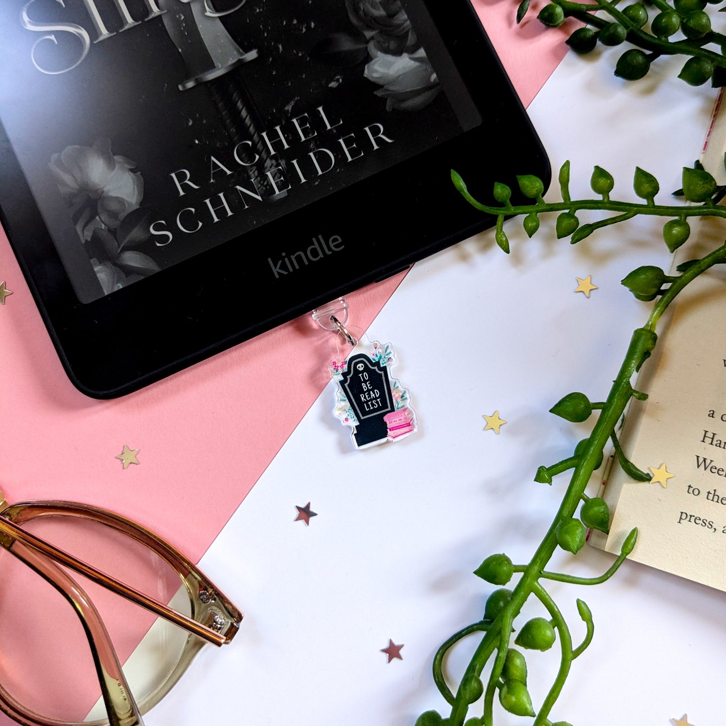 RIP To Be Read List Kindle Charm