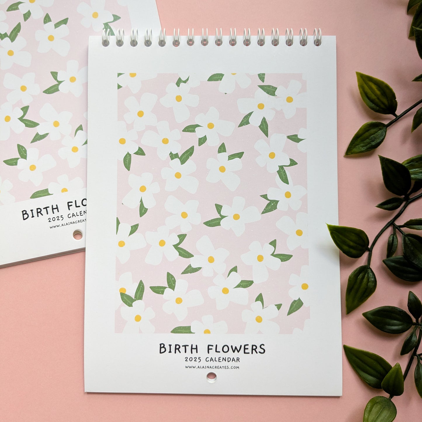 Birth Flower 2025 Calendar