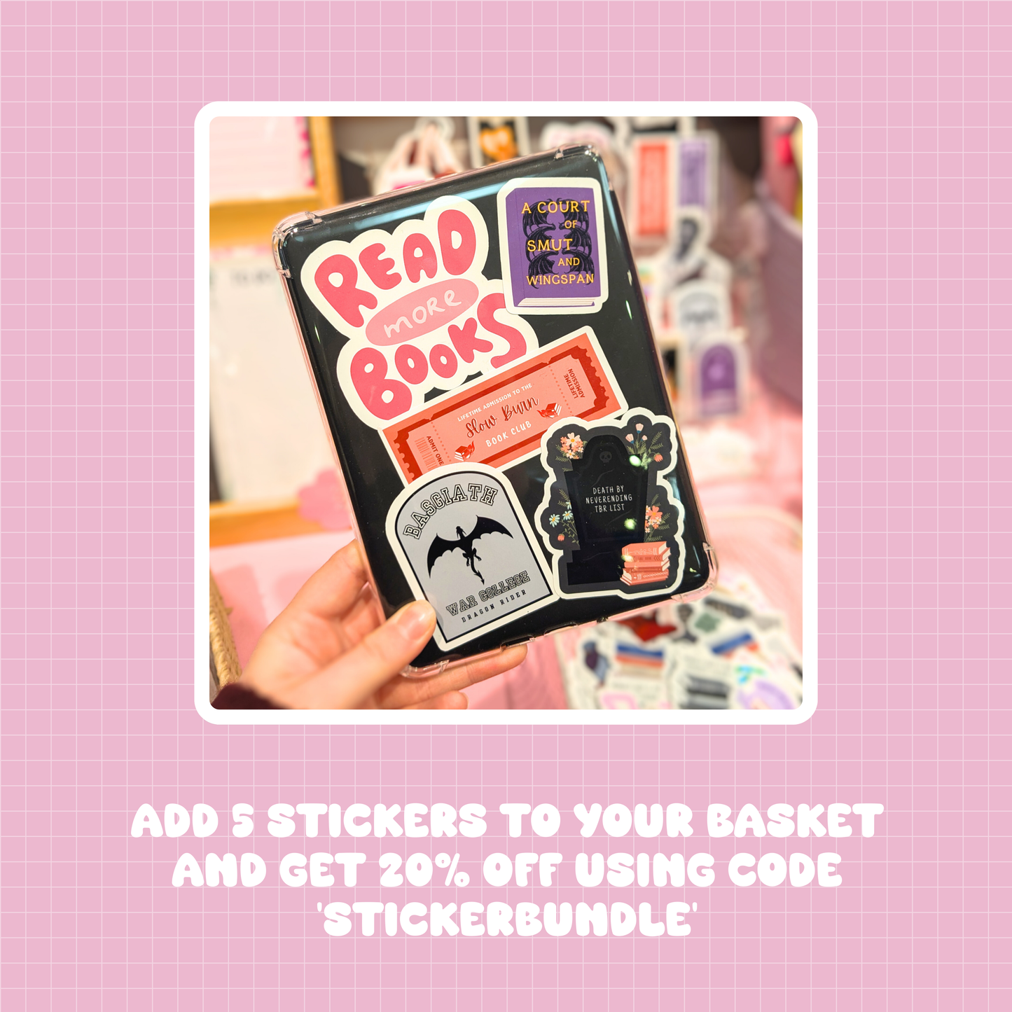 Era's Book Stack Sticker