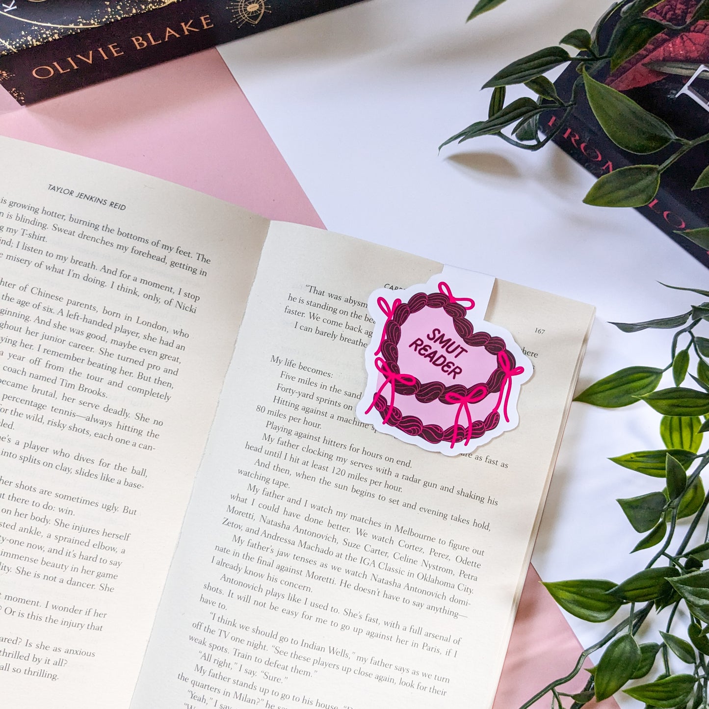 Smut Reader Cake Magnetic Die-Cut Bookmark
