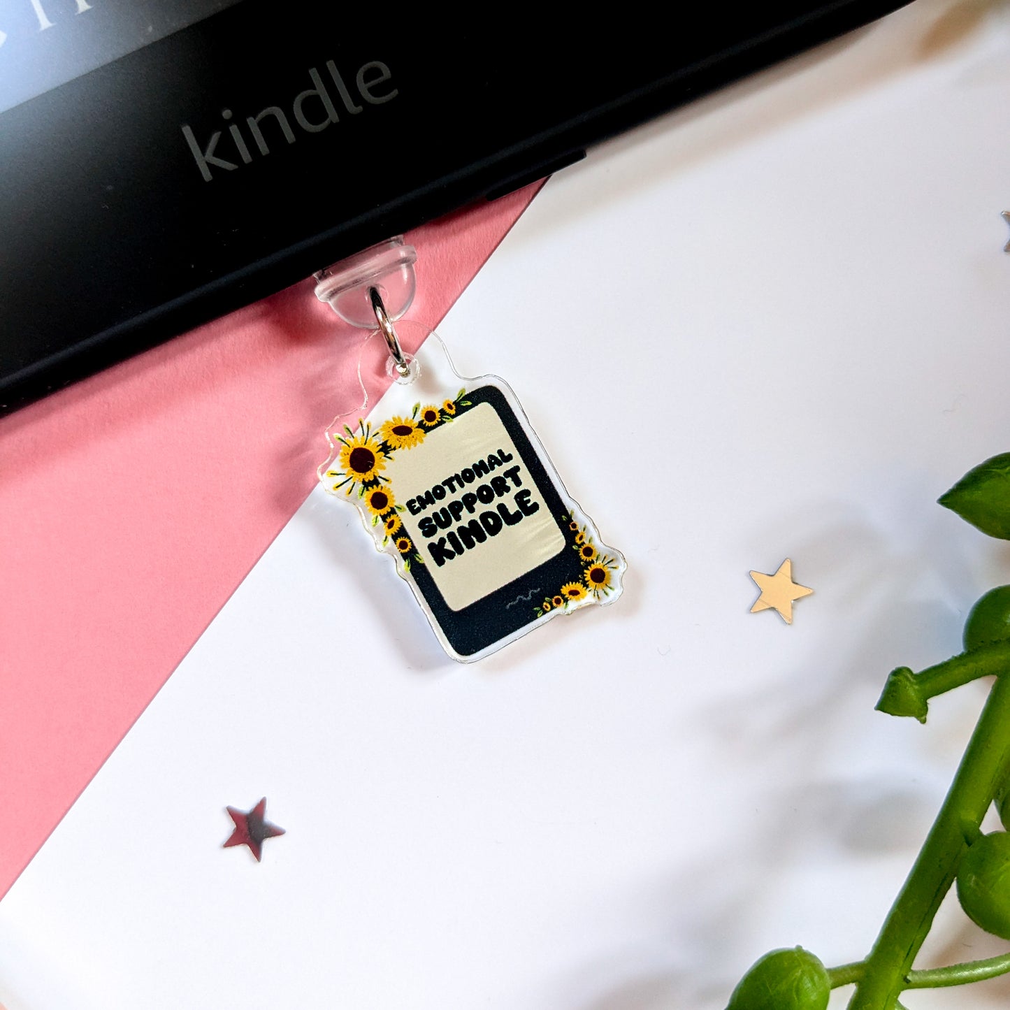 Emotional Support Kindle Kindle Charm