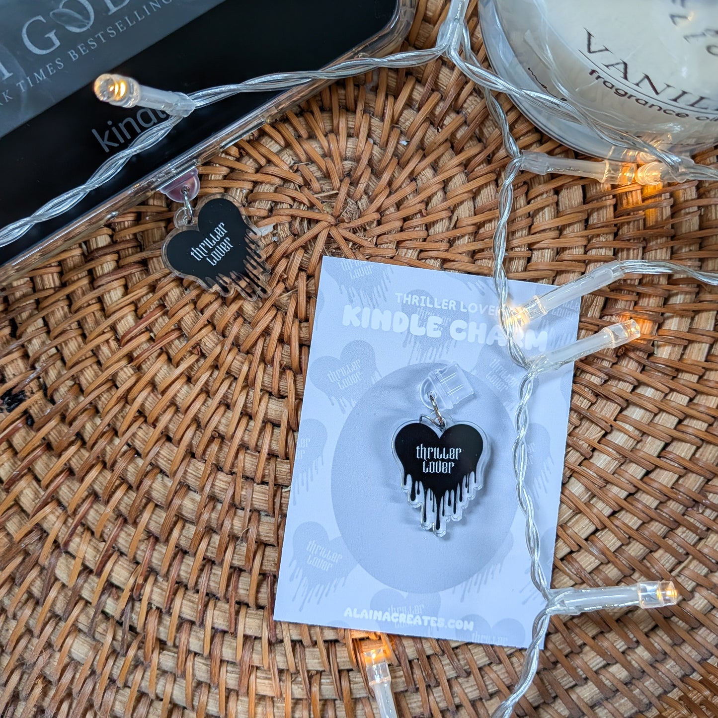 Thriller Lover Kindle Charm