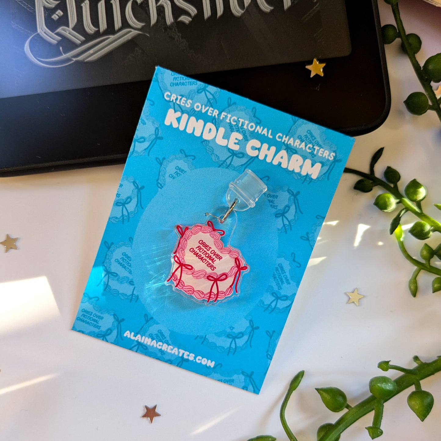Cries Over Fictional Characters Kindle Charm