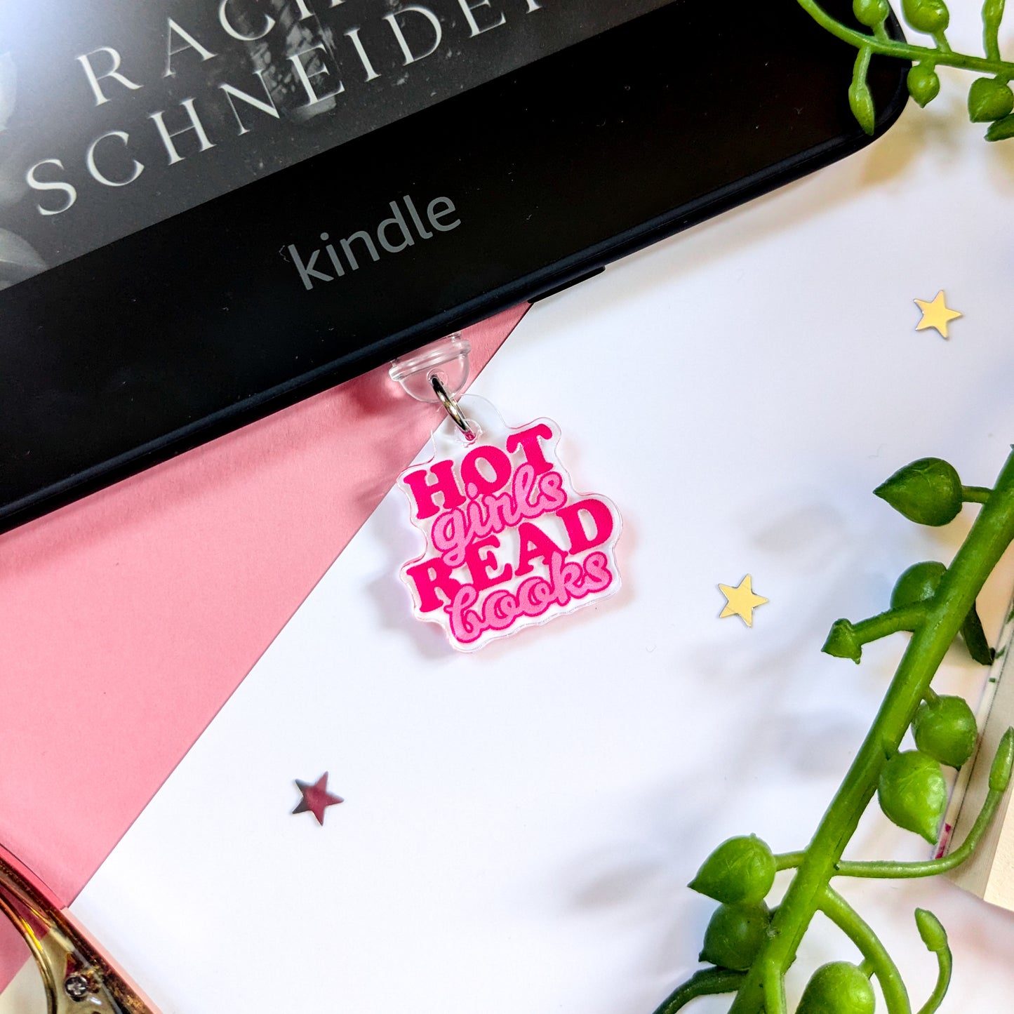 Hot Girls Read Books Kindle Charm