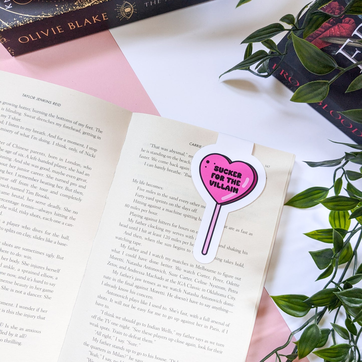 Sucker For The Villain Magnetic Die-Cut Bookmark