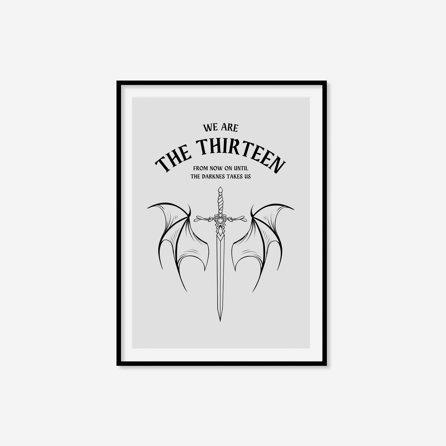 We Are The Thirteen Print
