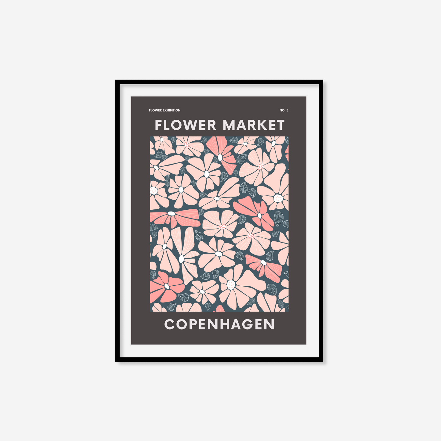 Copenhagen Flower Market Print