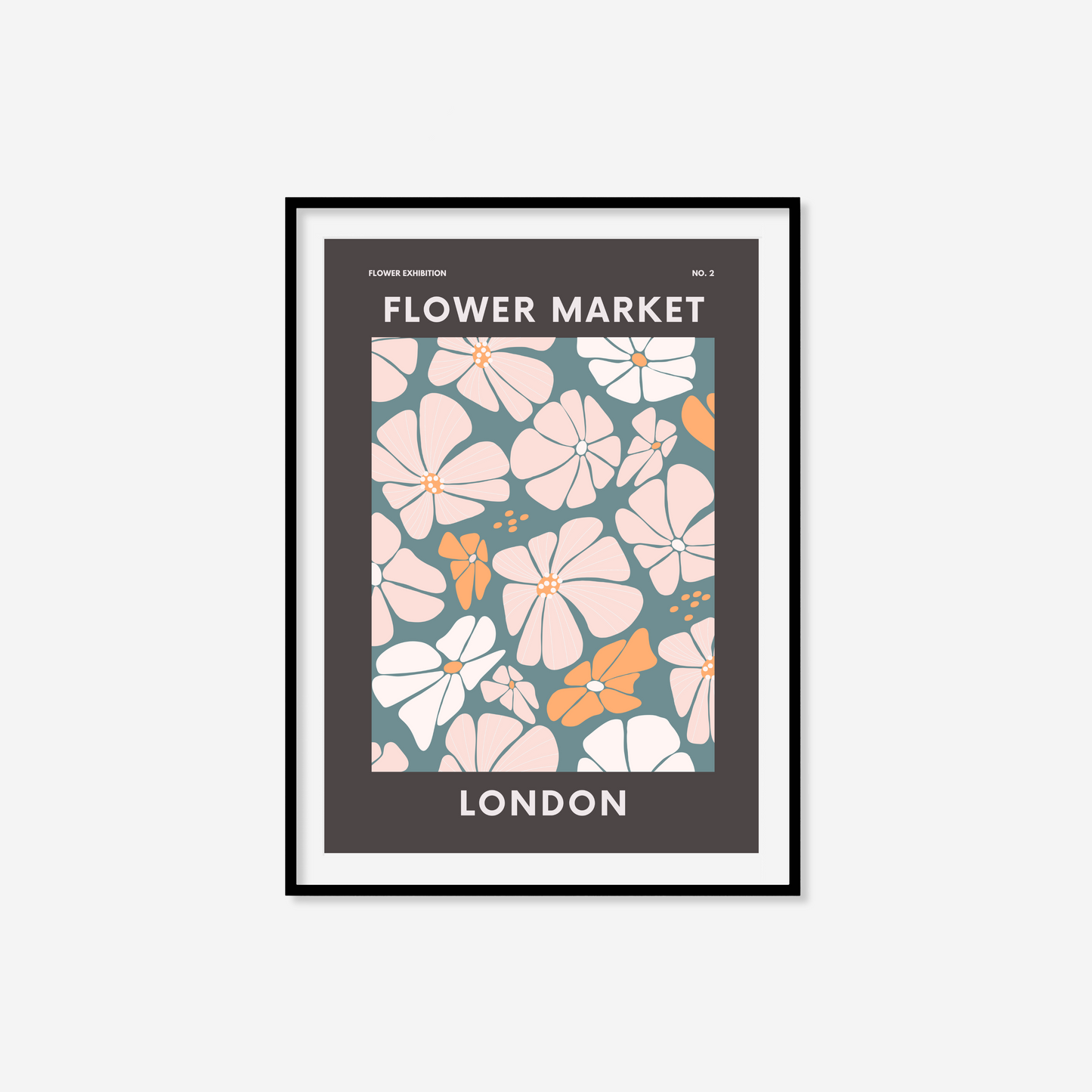 London Flower Market Print