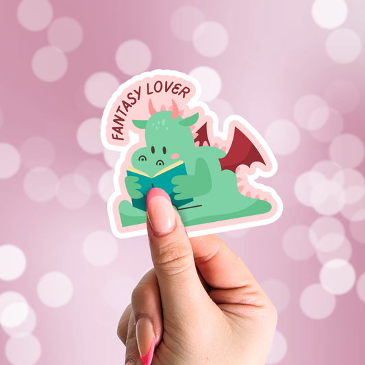 Fantasy Lover Dragon Vinyl Sticker