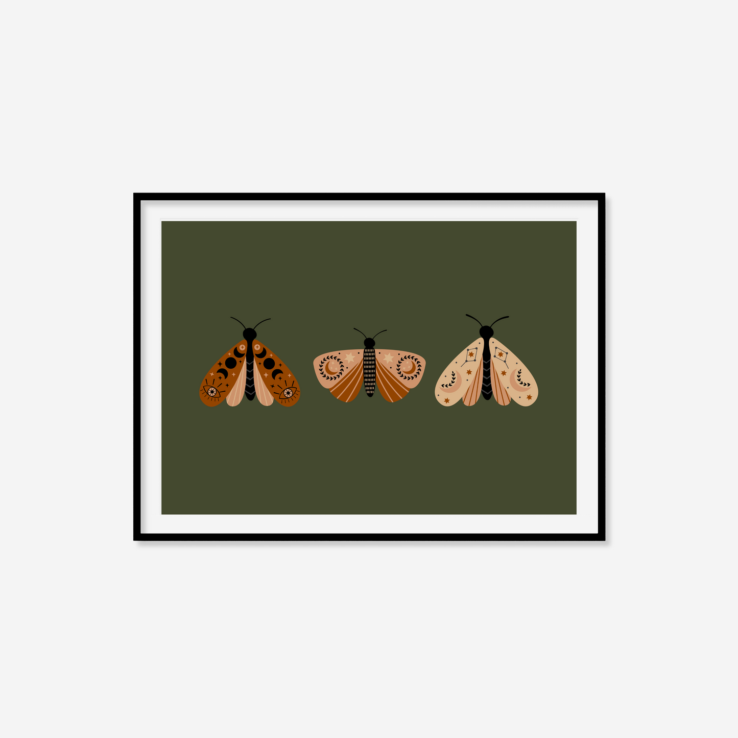 Moth Variety Print