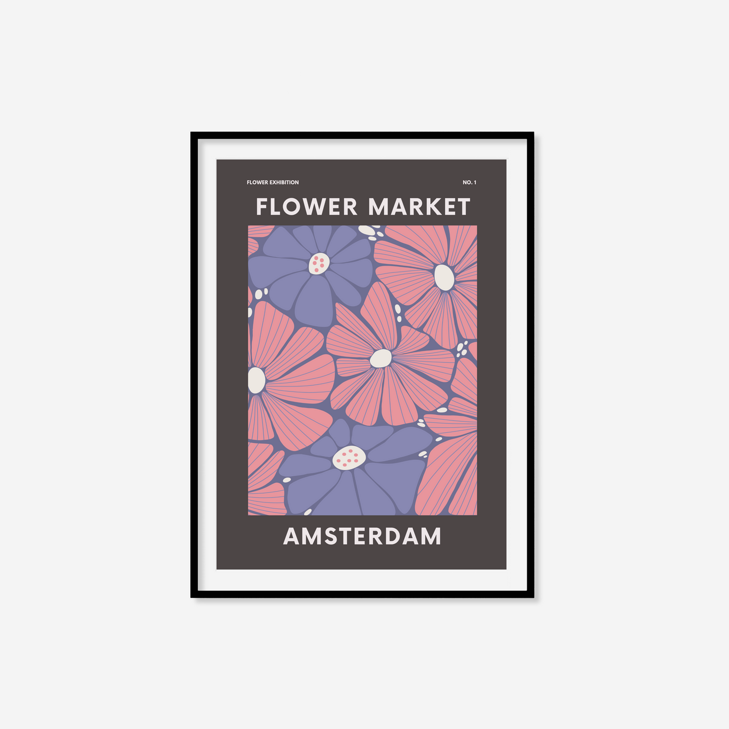 Amsterdam Flower Market Print