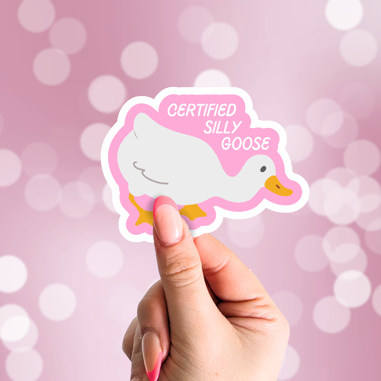Certified Silly Goose Vinyl Sticker