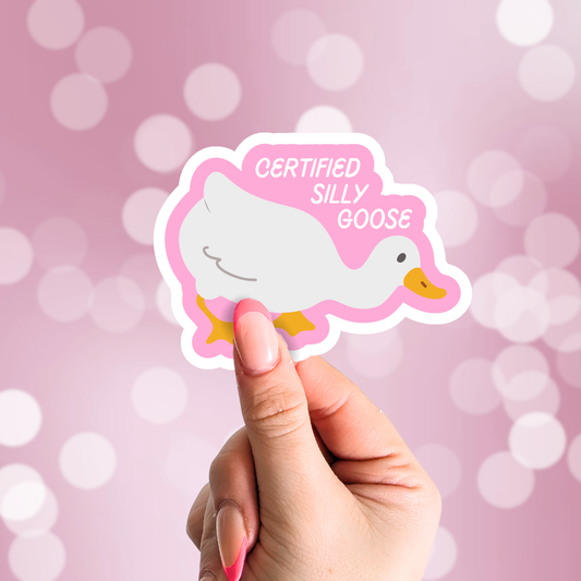Certified Silly Goose Vinyl Sticker
