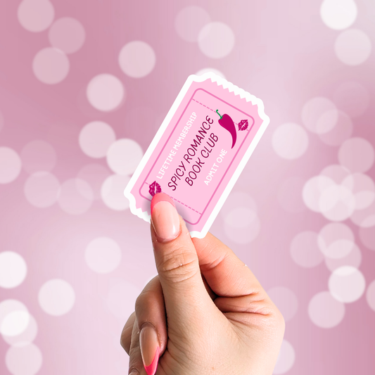 Spicy Romance Book Club Vinyl Sticker