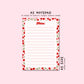 Cherry Print Notepad