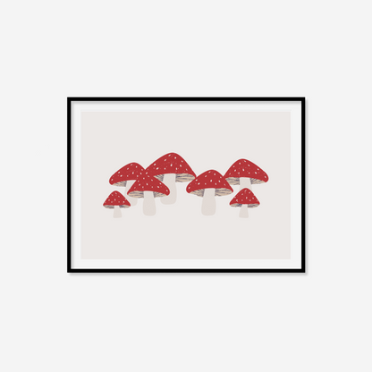 Mushrooms Print