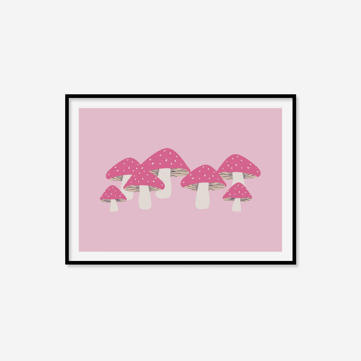 Mushrooms Print