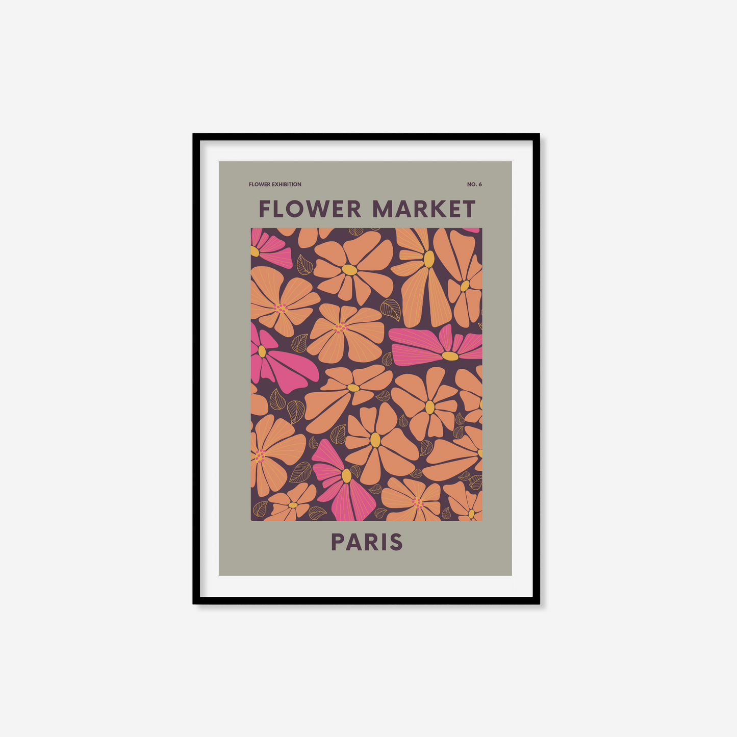 Paris Flower Market Print