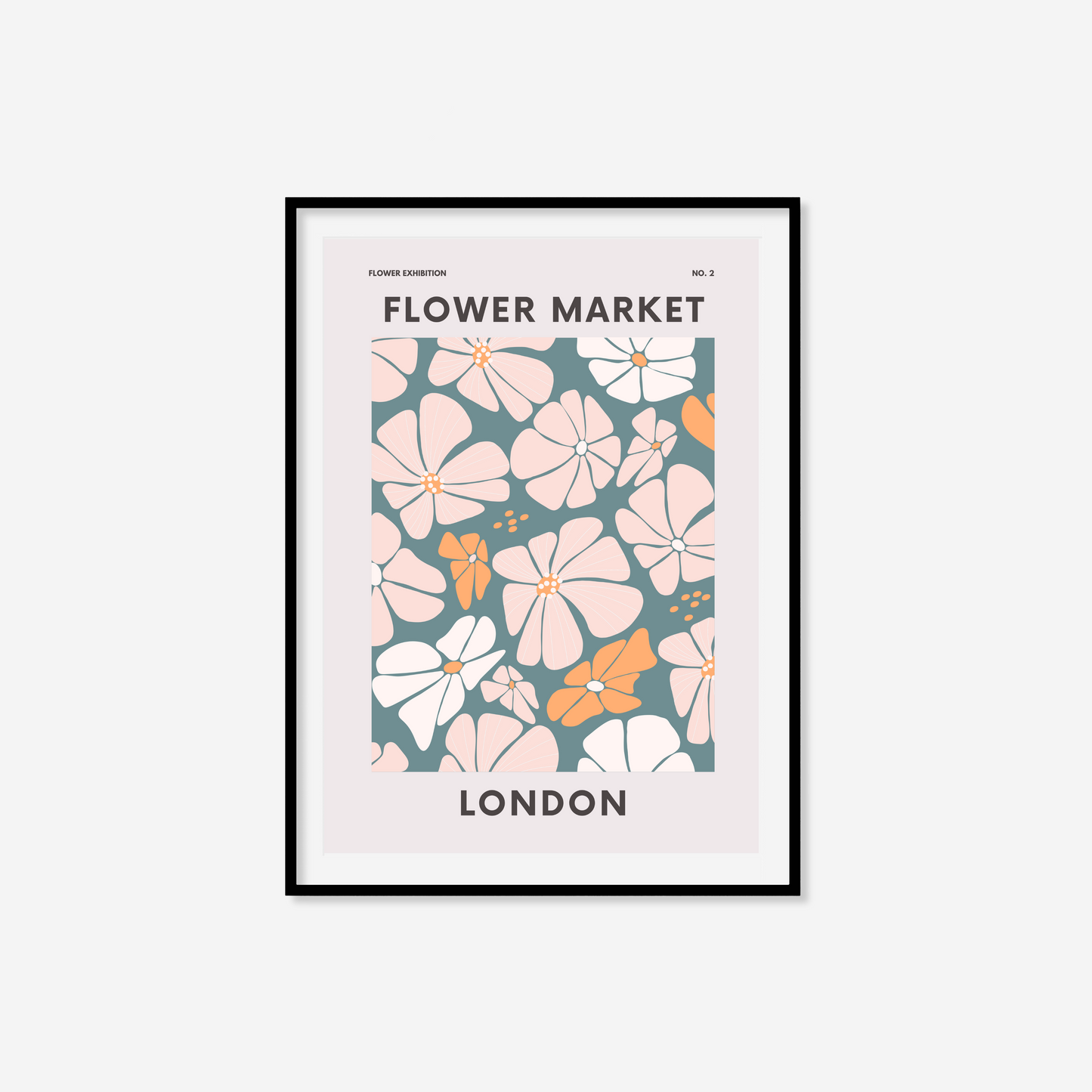 London Flower Market Print