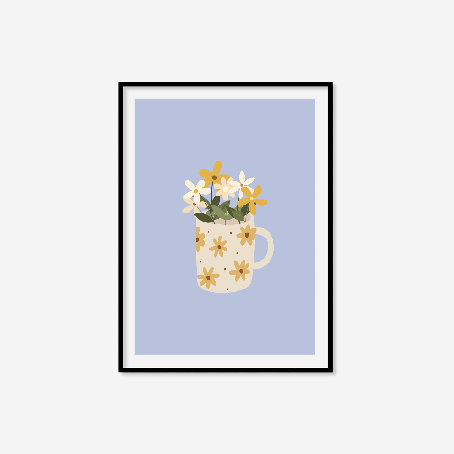 Flowers In Mug Print