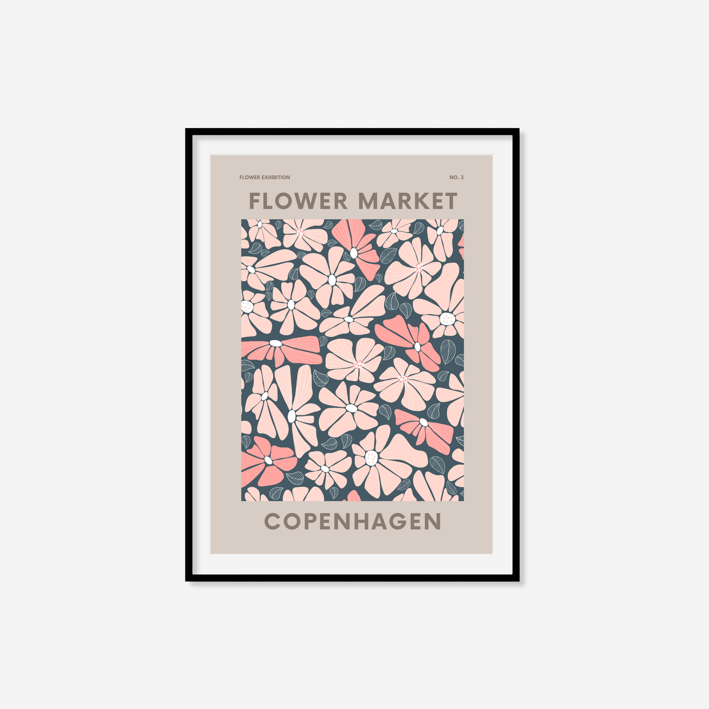 Copenhagen Flower Market Print