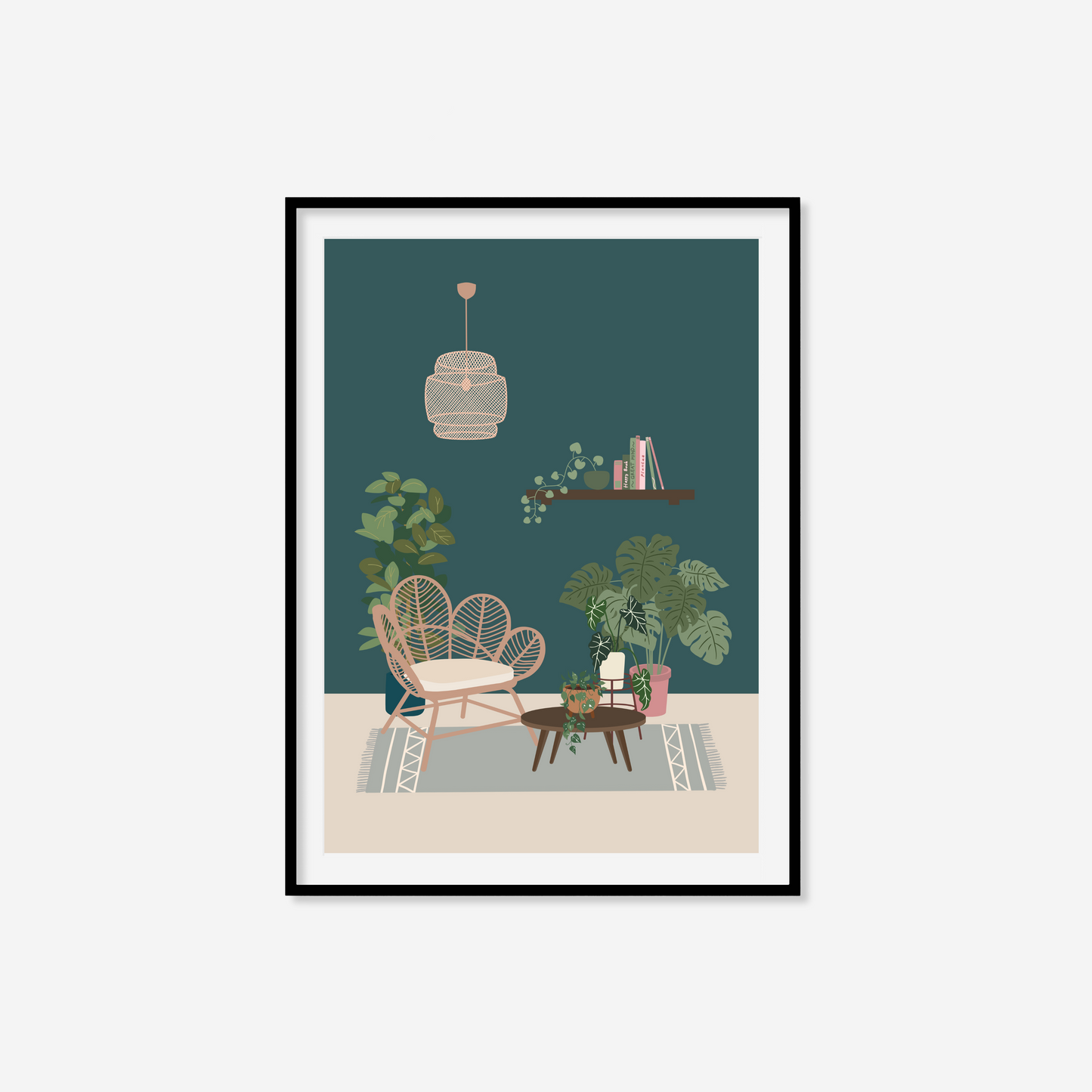 Cosy Plant Room Print