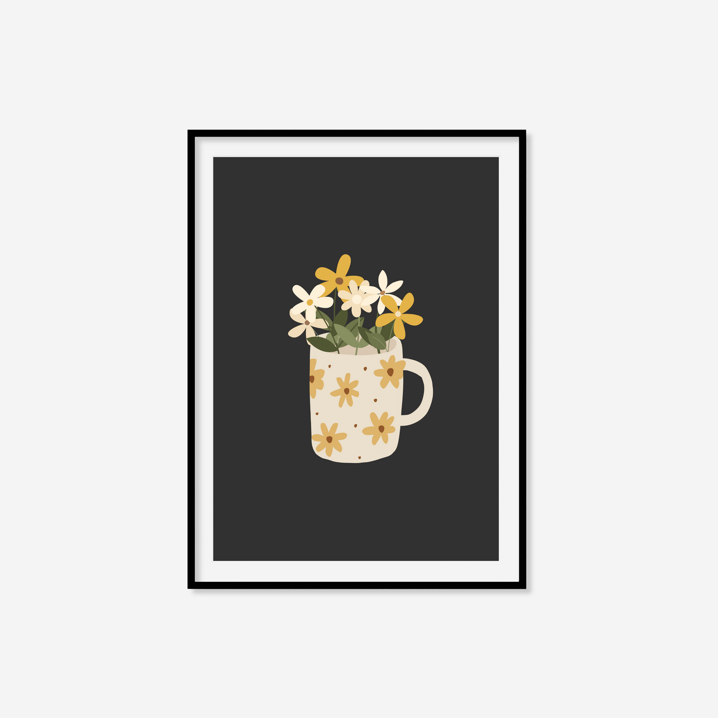 Flowers In Mug Print