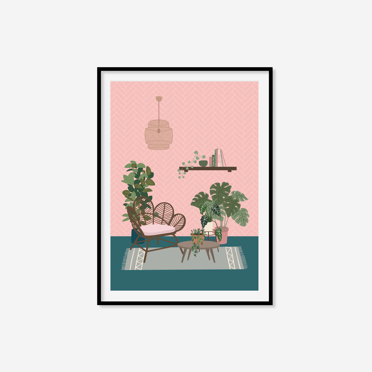 Cosy Plant Room Print