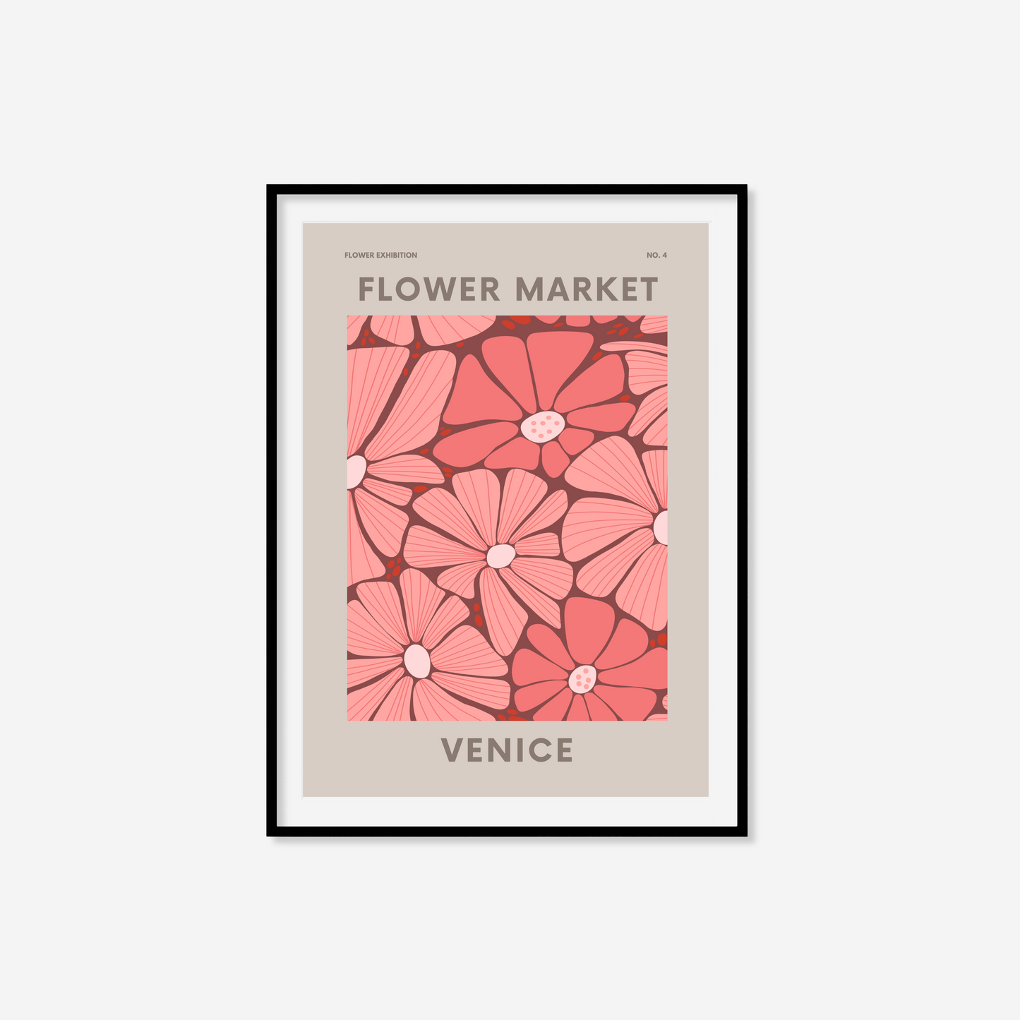 Venice Flower Market Print