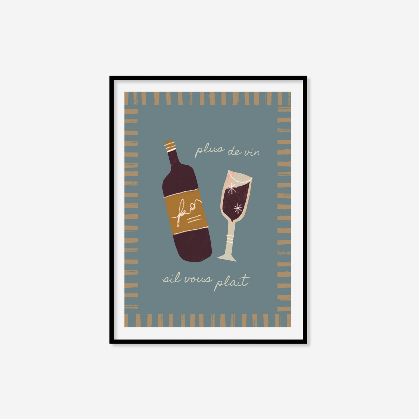 Plus De Vin Print