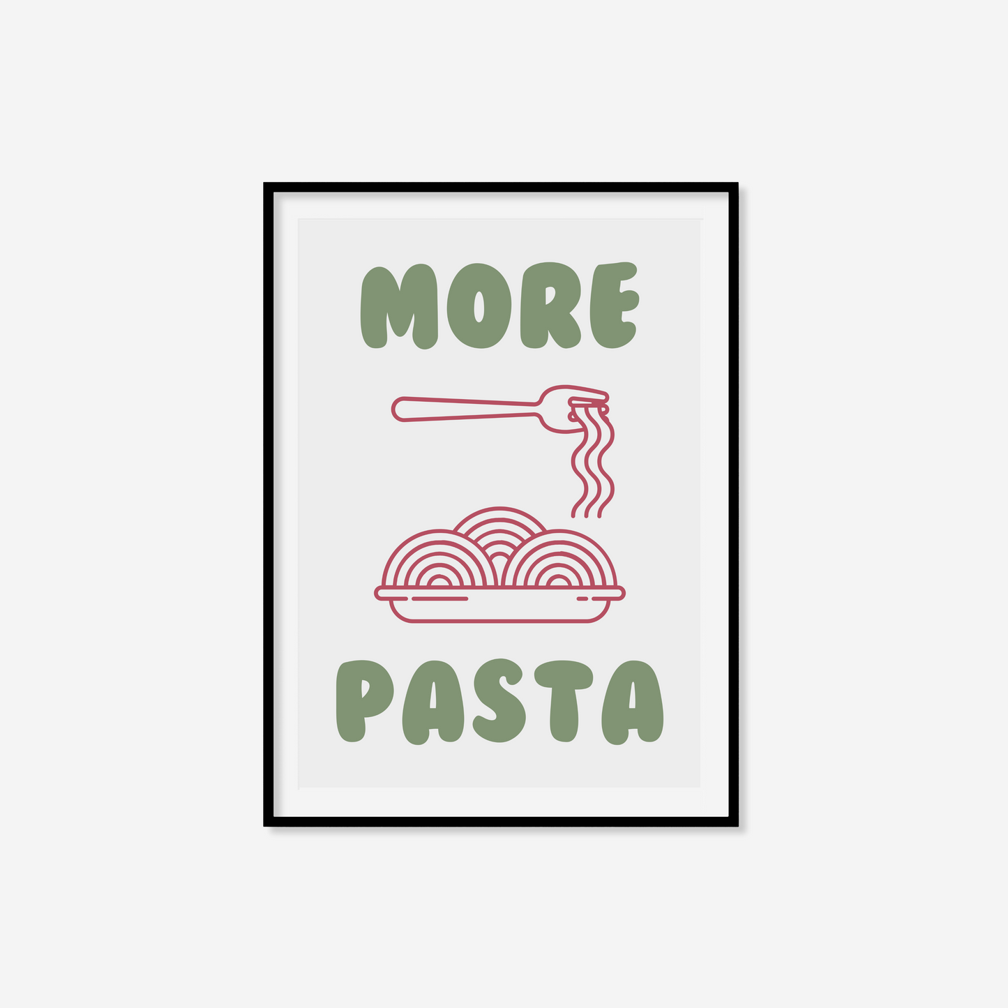 More Pasta Print